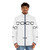 A woman wearing a Coco Paris puffer jacket, keeping warm and looking fashionable. - men front