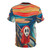 T-shirt featuring the iconic "The Scream" painting by Edvard Munch - Back