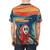 T-shirt featuring the iconic "The Scream" painting by Edvard Munch - men back