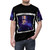 Edgy dark t-shirt with album cover art inspired by Danny Brown's 'Atrocity Exhibition' - men front