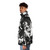 Saint Michael Archangel Puffer Jacket featuring the heavenly warrior's iconic image - men side left
