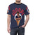 Retro-style graphic t-shirt with Scoops Ahoy ice cream cone design, inspired by the Stranger Things TV series. - men front