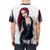Alternative model Dani Divine wearing a custom-designed t-shirt with a unique, edgy style. - men back