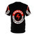 Danger high voltage warning t-shirt with bold electric sign graphic - Back