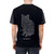 A high-quality t-shirt featuring a design of Schrodinger's cat, a famous thought experiment in quantum physics. - men back