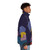Sad Selma Bouvier Redraw Puffer Jacket, The Simpsons Inspired Art - men side right