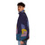Sad Selma Bouvier Redraw Puffer Jacket, The Simpsons Inspired Art - men side left