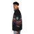 Castlevania Alucard Puffer Jacket with Belmont Clan and Netflix Anime Inspired Design - men side left
