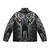 Castiel Supernatural Puffer Jacket featuring an angel design - Back