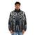 Castiel Supernatural Puffer Jacket featuring an angel design - men front