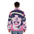 Carol Channing Pop Art Tribute Puffer Jacket featuring the iconic 80s TV star - men back