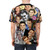 Leonardo DiCaprio portrait collage design on a high-quality t-shirt - men back