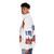 Superhero Pop Art Puffer Jacket featuring a vibrant superhero graphic design - men side left