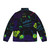 Caiman puffer jacket featuring a scaly design inspired by the anime Dorohedoro - Back