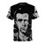 Retro 80s music design t-shirt featuring Peter Gabriel's Melt album cover