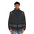 Stylish puffer jacket t-shirt with bulletproof design for cold weather - men front