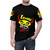 Lemon Demon Inspired DJ T-Shirt with colorful graphic design - men front
