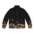 Brick Art Puffer Jacket with Lego-Inspired Design