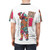 Stylish Japanese Daimyo illustration on a high-quality t-shirt, featuring an anime-inspired graphic design - men back