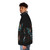 Stranger Things-themed puffer jacket with retro-inspired design - men side left