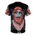 Vintage-style 90s rap tribute t-shirt featuring graphic of 2pac/Tupac Shakur - Back