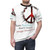 Spiritual twin flame AOP t-shirt with peace sign and fun loving superhero design - men front