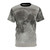 T-shirt featuring a detailed texture design of the lunar surface