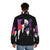 Anime-inspired split face classic puffer jacket with bold, stylish design - men back
