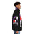 Anime-inspired split face classic puffer jacket with bold, stylish design - men side right