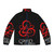 Coheed and Cambria puffer jacket featuring the band's iconic dragonfly logo