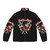 Aries90 Cherry Band Hard Rock Black Stone Logo Puffer Jacket