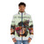 Beauty in Music Puffer Jacket with a person wearing it - men front