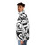 Silver Surfer puffer jacket with Kirby-esque cosmic design - men side left