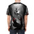 Samurai anime t-shirt with characters from Samurai Jack series in epic battle - men back
