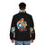 Asterix and Obelix Logo Puffer Jacket, featuring the iconic characters from the beloved French comic series - men back