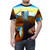 A surreal t-shirt design featuring the iconic melted clocks from Salvador Dali's masterpiece "The Persistence of Memory" - men front