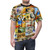 Salvador Dali-inspired abstract art t-shirt featuring surreal and modern design - men front
