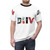 Diiv-inspired dream pop and shoegaze t-shirt with abstract frog design - men front