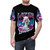 Vibrant t-shirt featuring a magical lazer unicorn design - men front