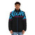Aloha summer puffer jacket in tropical print - men front