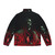 Alan Wake 2 themed puffer jacket with game artwork - Back