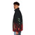 Alan Wake 2 themed puffer jacket with game artwork - men side left