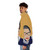 Ruth Bader Ginsburg themed puffer jacket with inspiring feminist design - men side left