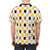 T-shirt featuring a vibrant geometric abstract design inspired by the work of American painter Thomas Downing and the Washington Color School. - men back