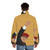 Rushmore puffer jacket in minimalist style inspired by Wes Anderson films - men back