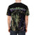A bold and striking t-shirt design featuring a powerful pestilence king, inspired by the world of Warhammer. - men back