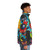 Retro video games puffer jacket with Zool V2 design - men side right