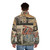 Zombies Loading Screen Comic Puffer Jacket - Call of Duty Inspired Apparel - men back