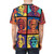 Cyberpunk-inspired Doctor Who t-shirt with Cybermen and pop art design - men back