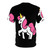 Enchanting unicorn graphic design on a soft, comfortable t-shirt - Back